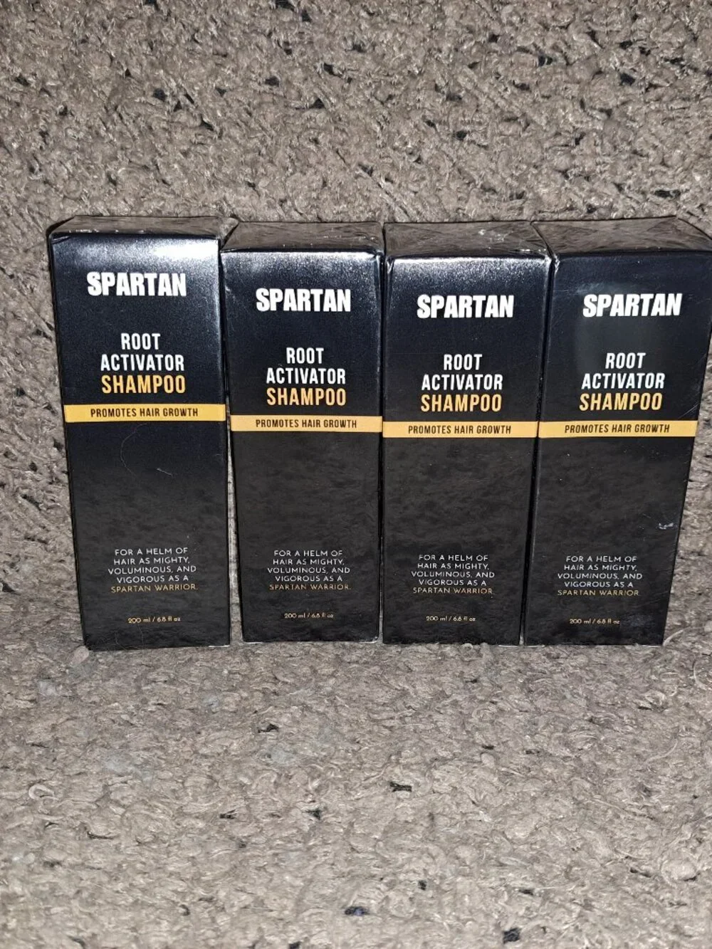SPARTAN-Root Activator Shampoo Hair Growth 4-Pack 6.8 fl oz Each-New/Sealed